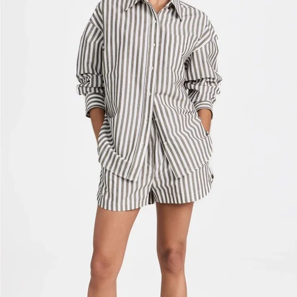 La Ligne Macaulay Striped Shorts - Picture 5 of 10